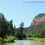 View of the Rio Chama River in New Mexico