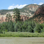 View of the Rio Chama River in New Mexico